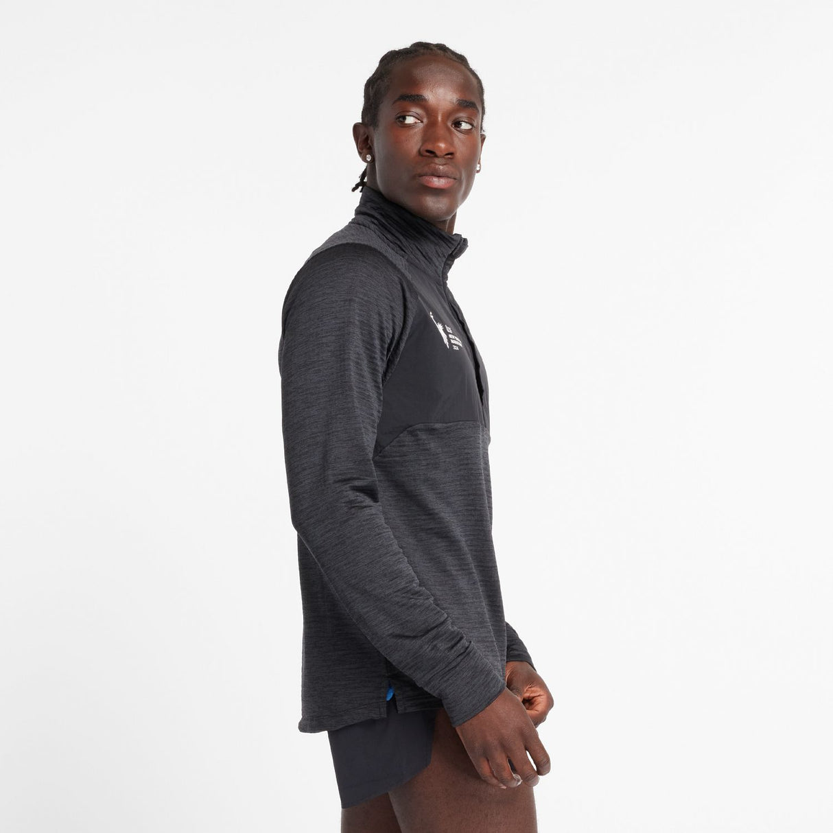 New Balance Men's NYC Marathon Athletics Heat Grid 1/2 Zip-4