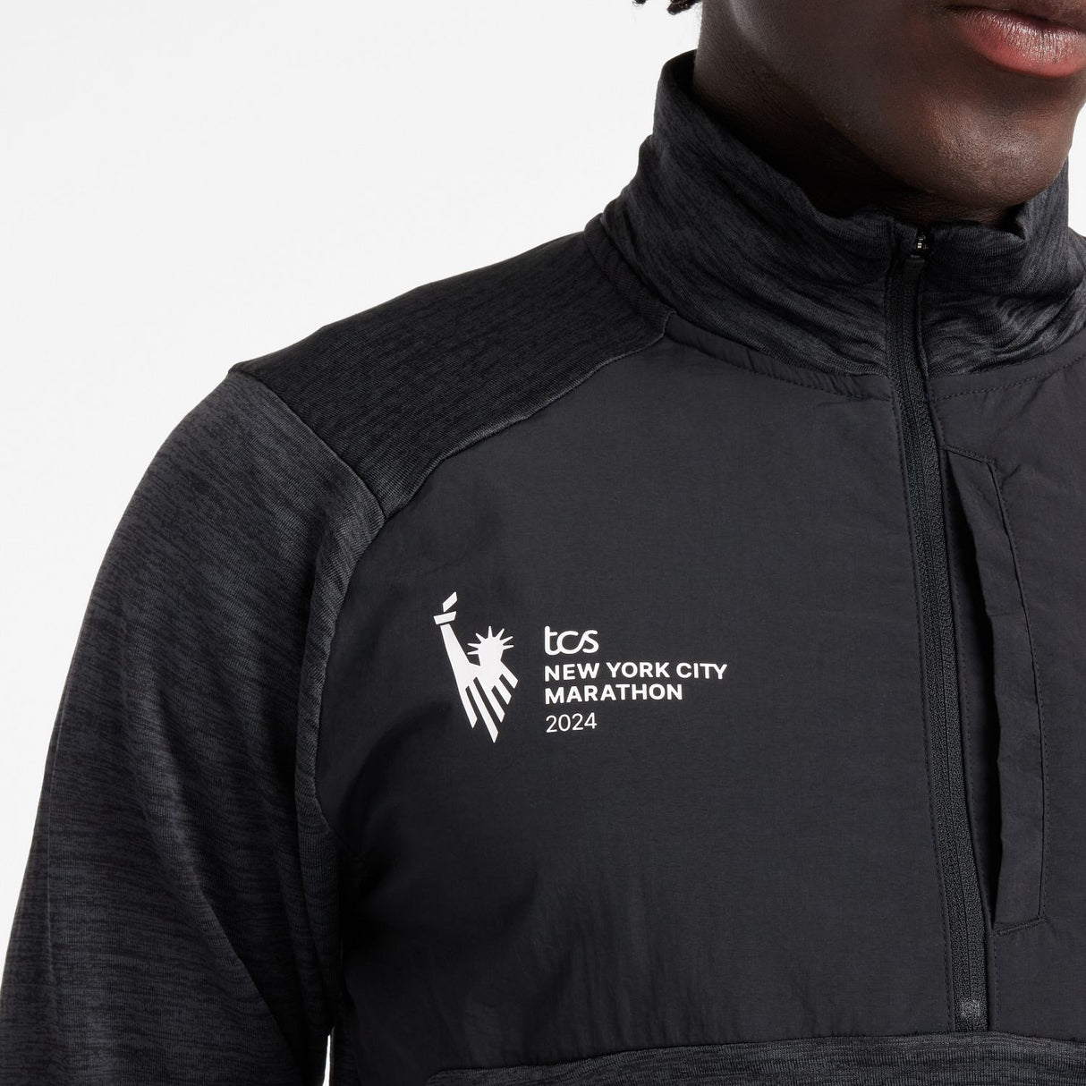 New Balance Men's NYC Marathon Athletics Heat Grid 1/2 Zip-7