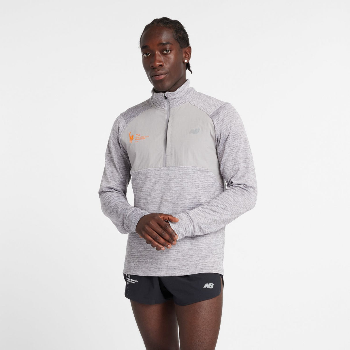 New Balance Men's NYC Marathon Athletics Heat Grid 1/2 Zip-3