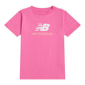 New Balance Girls' Stacked Logo T-Shirt-1