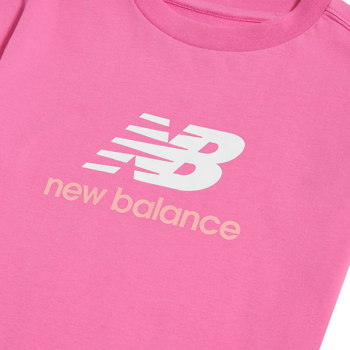 New Balance Girls' Stacked Logo T-Shirt-3