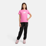 New Balance Girls' Stacked Logo T-Shirt-4