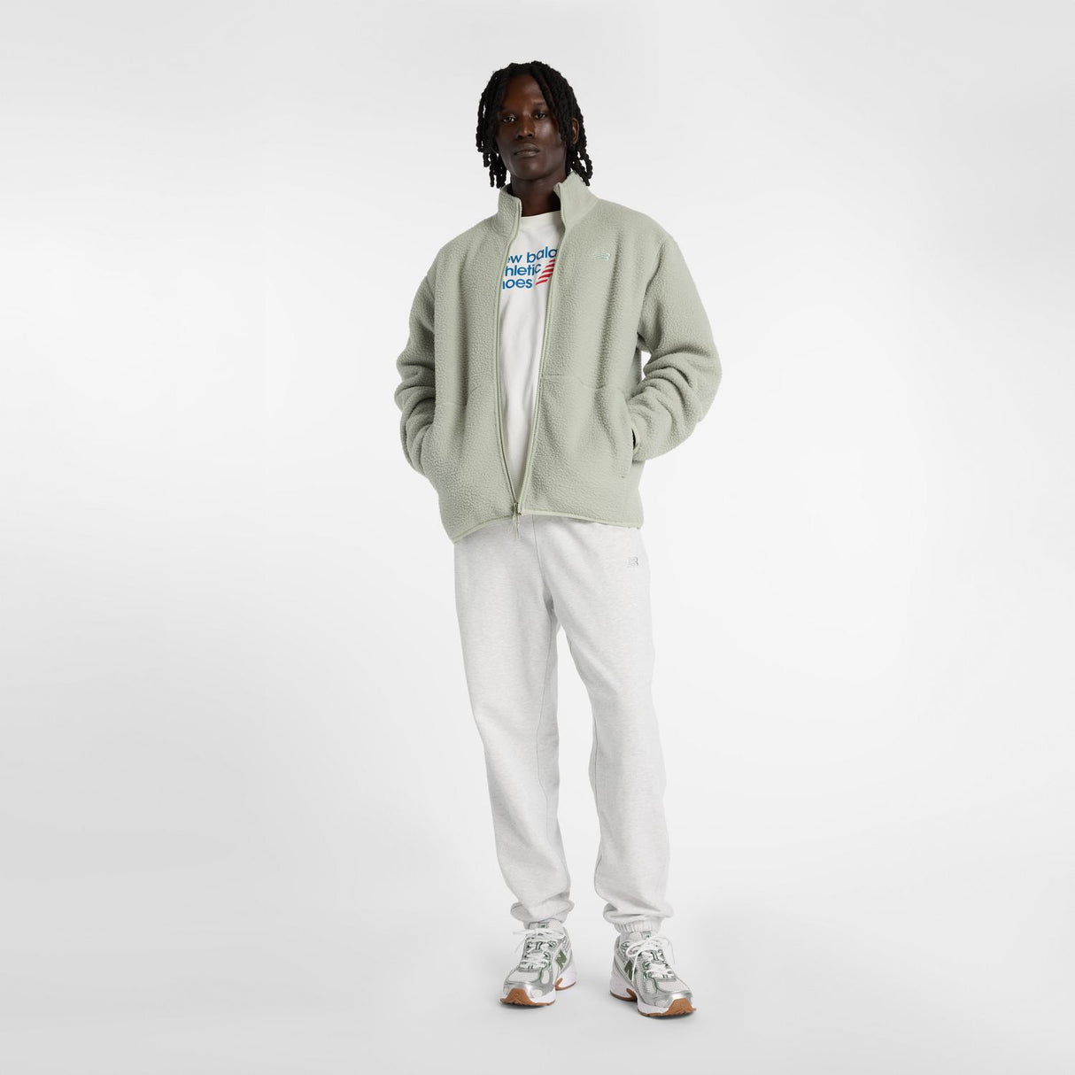 New Balance Men's High Pile Jacket-1