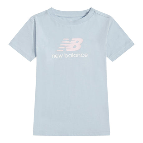 New Balance Girls' Stacked Logo T-Shirt-1