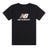 New Balance Girls' Stacked Logo T-Shirt-1