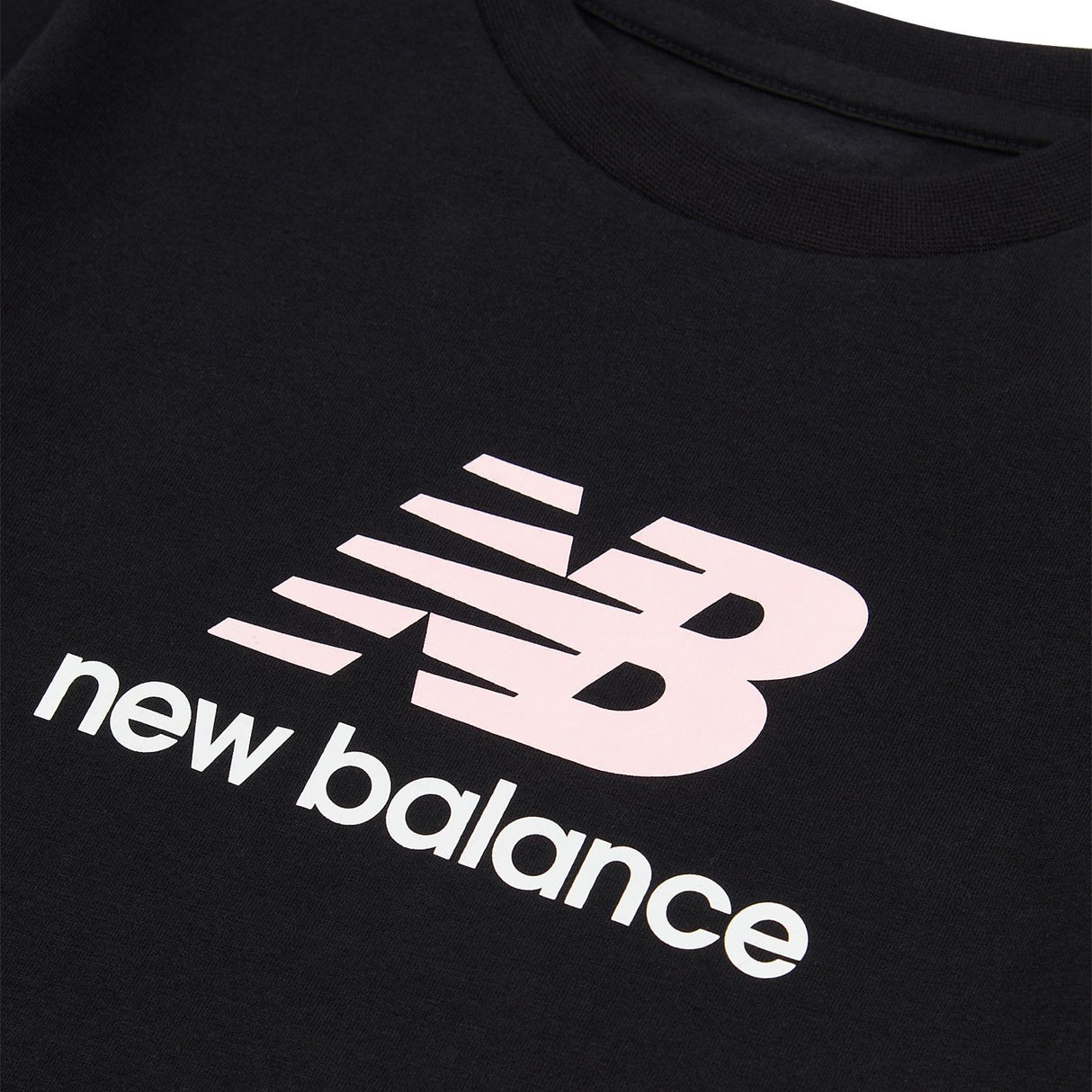 New Balance Girls' Stacked Logo T-Shirt-3