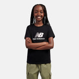 New Balance Girls' Stacked Logo T-Shirt-5