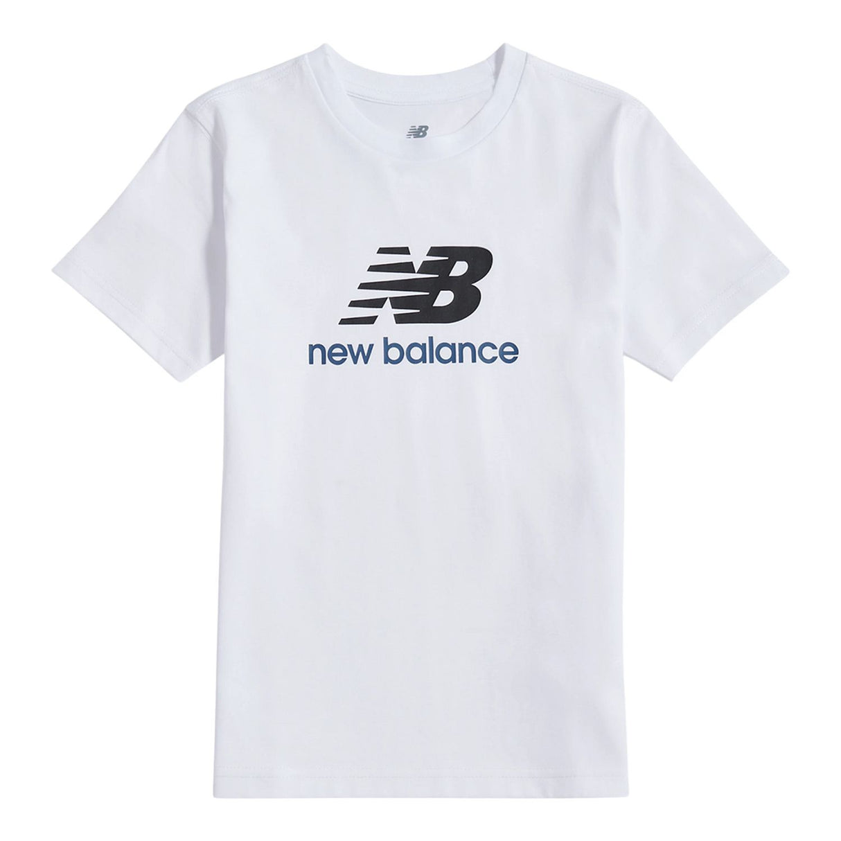 New Balance Girls' Stacked Logo T-Shirt-1