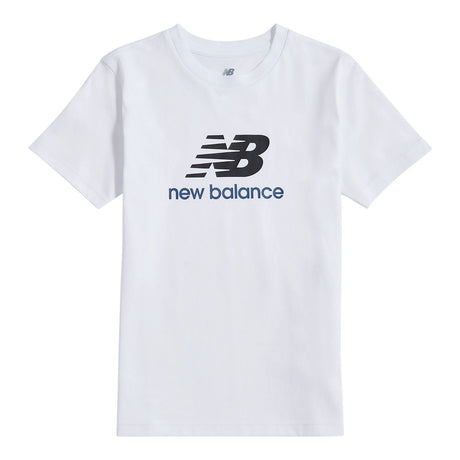 New Balance Girls' Stacked Logo T-Shirt-1