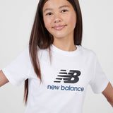 New Balance Girls' Stacked Logo T-Shirt-8