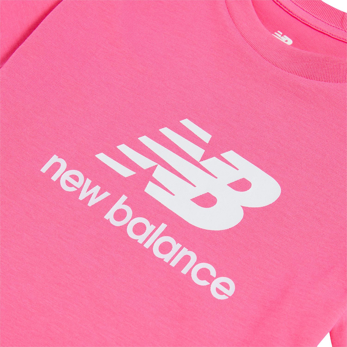 New Balance Girls' Stacked Logo T-Shirt-3
