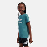 New Balance Girls' Stacked Logo T-Shirt-3