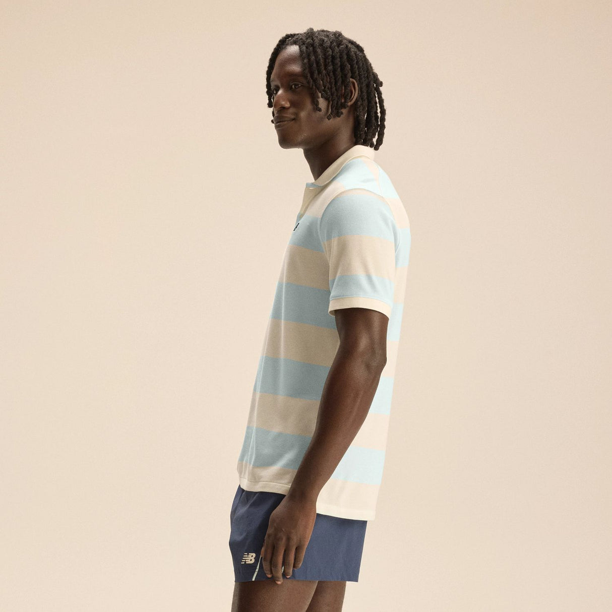 New Balance Men's Australian Open Striped Premium Polo-4