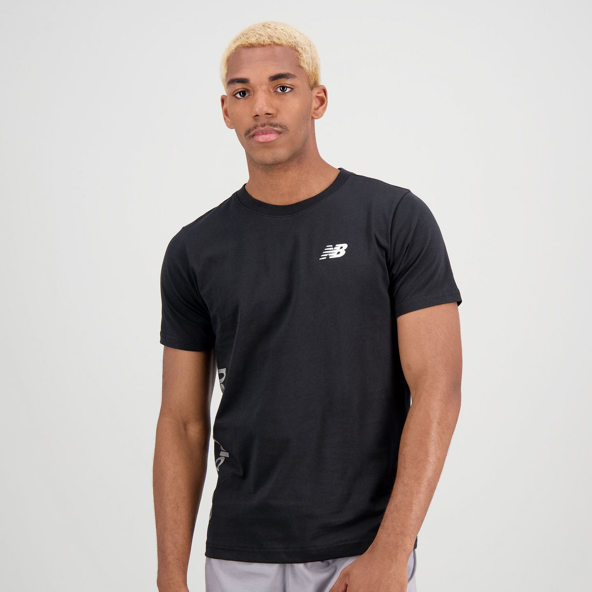 New Balance Men's Essentials Metallic Logo Tee-3