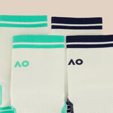 New Balance Adult Australian Open Two Pack Quarter Socks-3