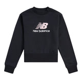New Balance Girls' BB Stacked Logo Crew-1