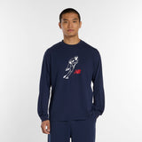 New Balance Men's Shohei Always On Logo Long Sleeve T-Shirt-2