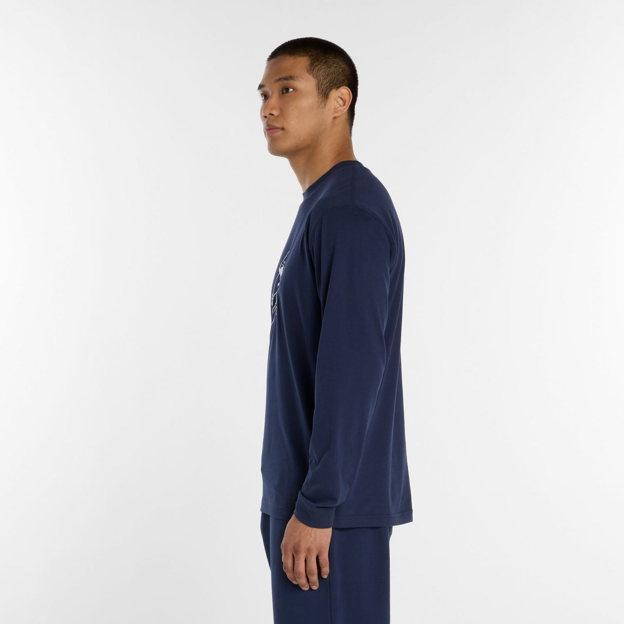 New Balance Men's Shohei Always On Logo Long Sleeve T-Shirt-3