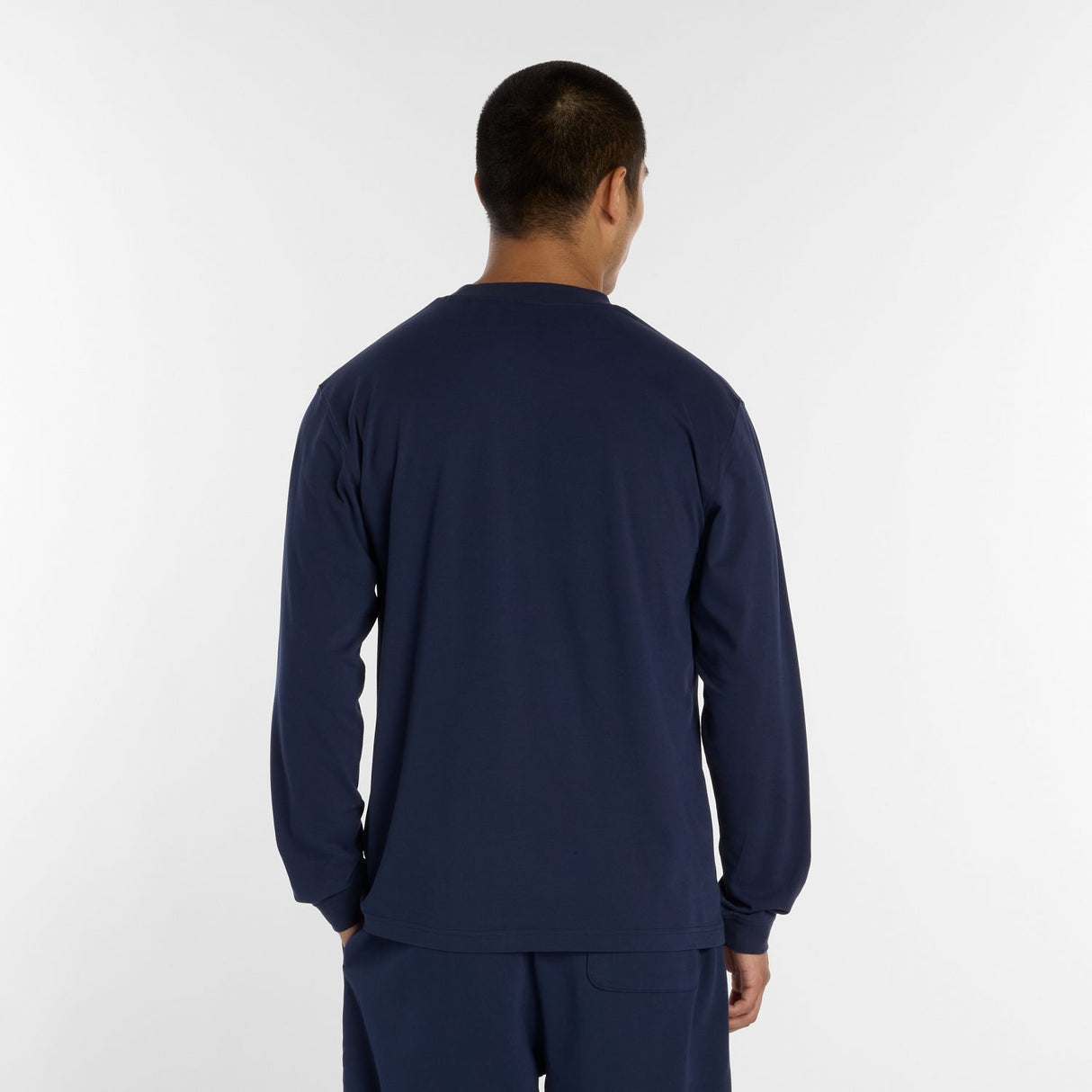 New Balance Men's Shohei Always On Logo Long Sleeve T-Shirt-4