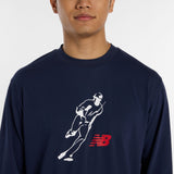 New Balance Men's Shohei Always On Logo Long Sleeve T-Shirt-5