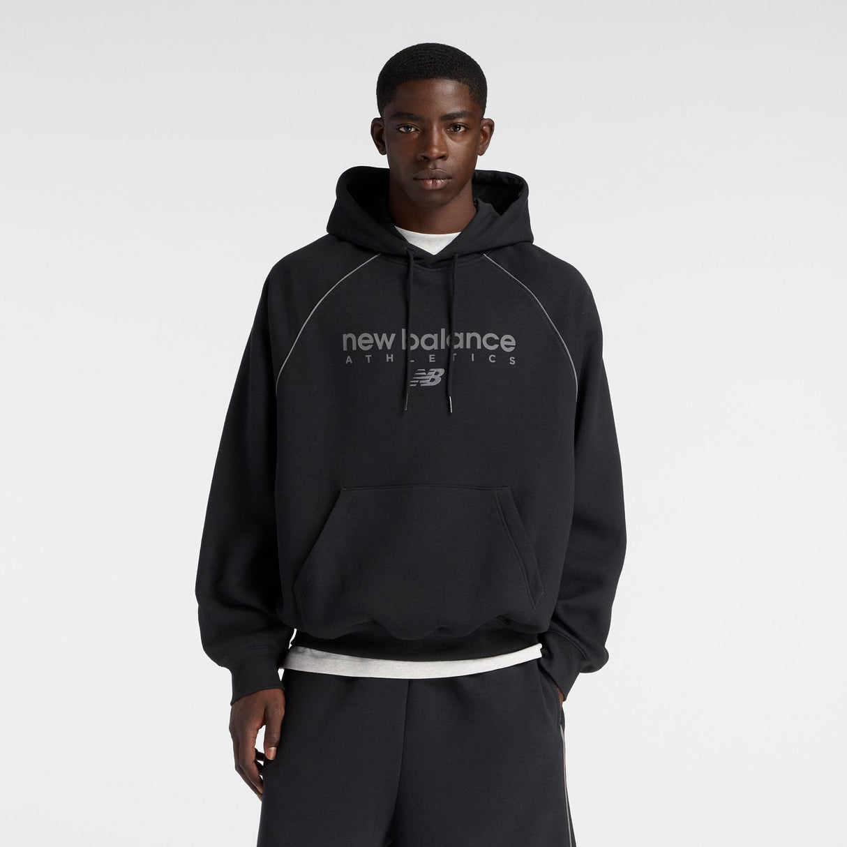 New Balance Men's Trackside Fleece Hoodie-1