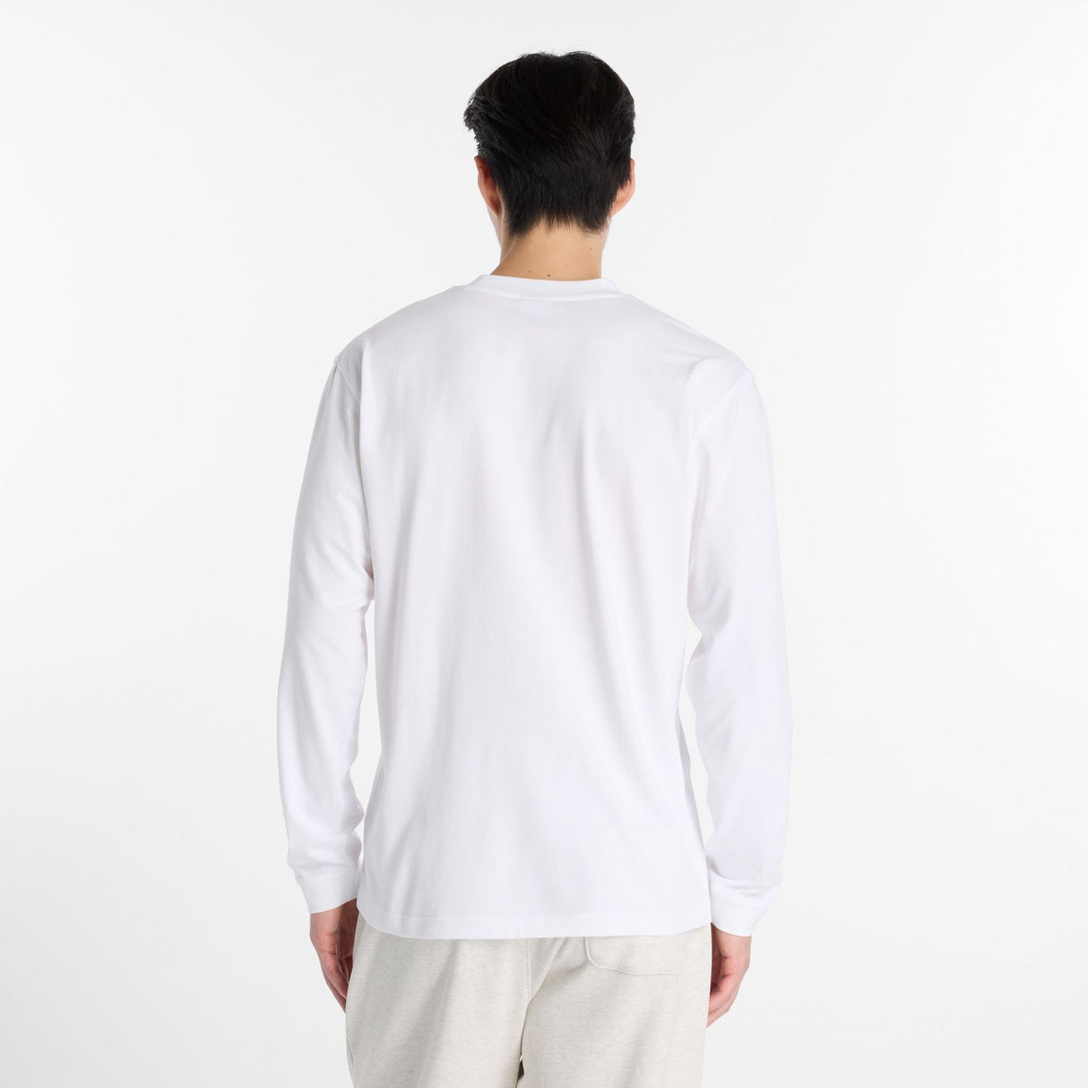 New Balance Men's Shohei Always On Logo Long Sleeve T-Shirt-4