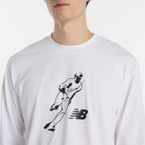 New Balance Men's Shohei Always On Logo Long Sleeve T-Shirt-5
