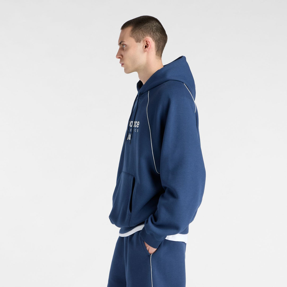 New Balance Men's Trackside Fleece Hoodie-2