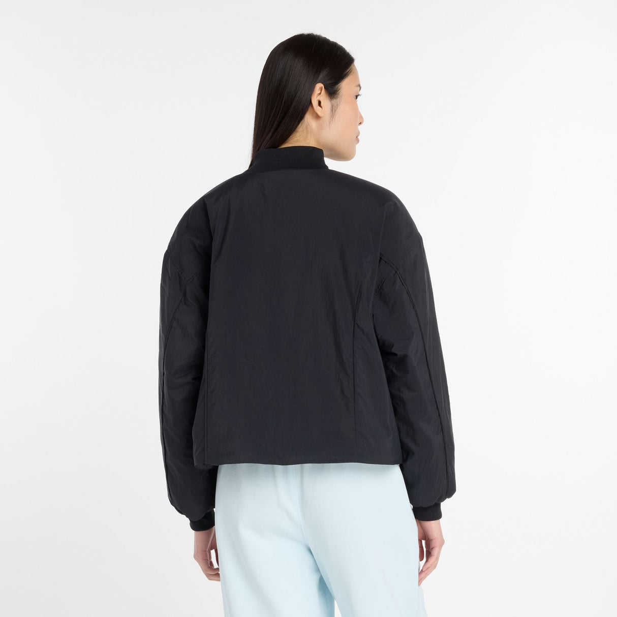 New Balance Women's Reimagined Woven Bomber Jacket-3