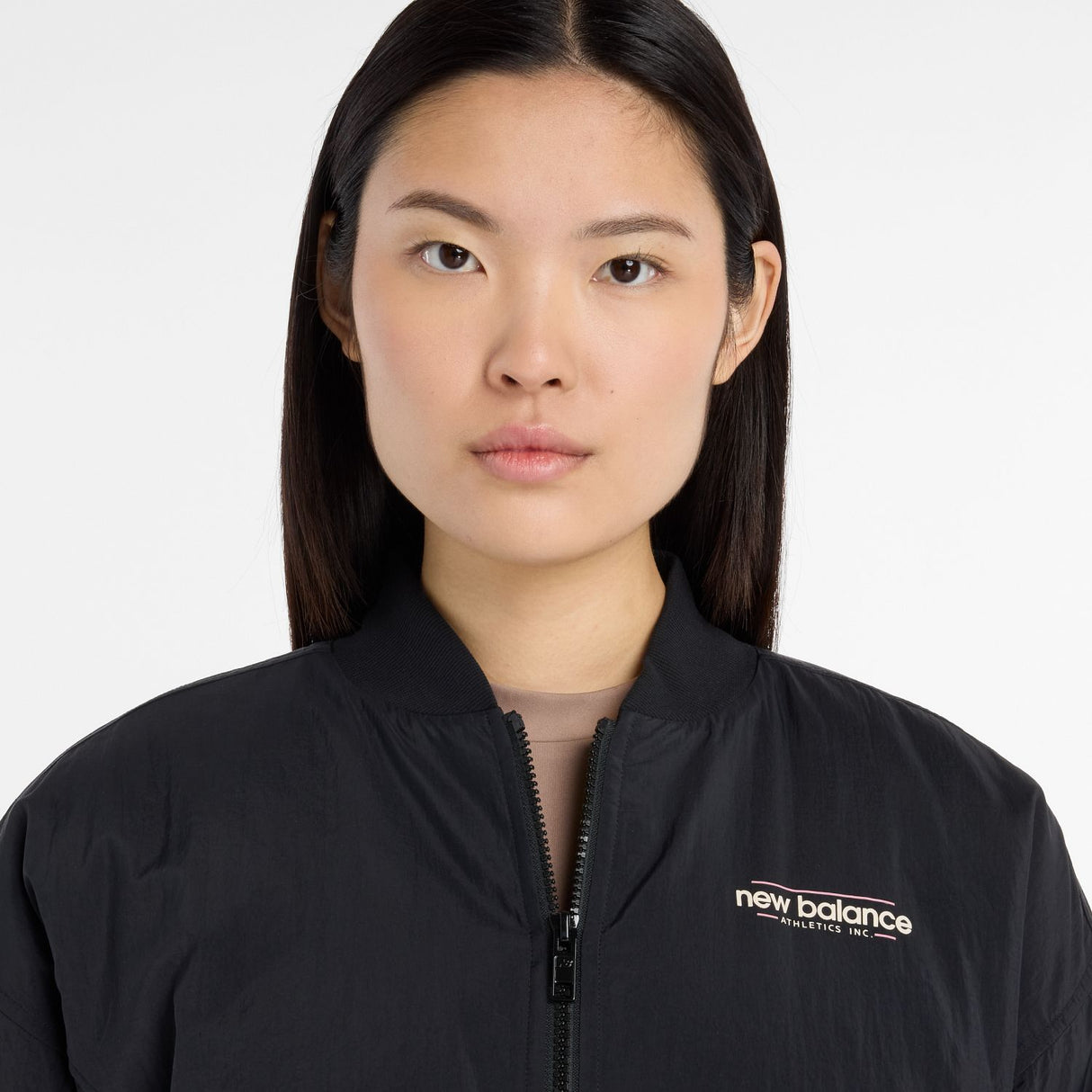 New Balance Women's Reimagined Woven Bomber Jacket-4