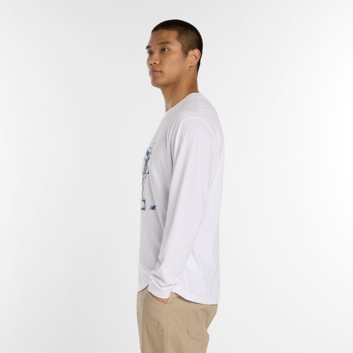 New Balance Men's Shohei Graphic Long Sleeve T-Shirt 2-3