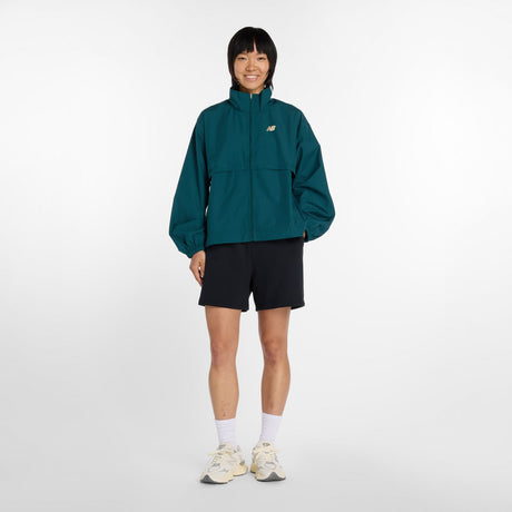 New Balance Women's Trackside Woven Jacket-1