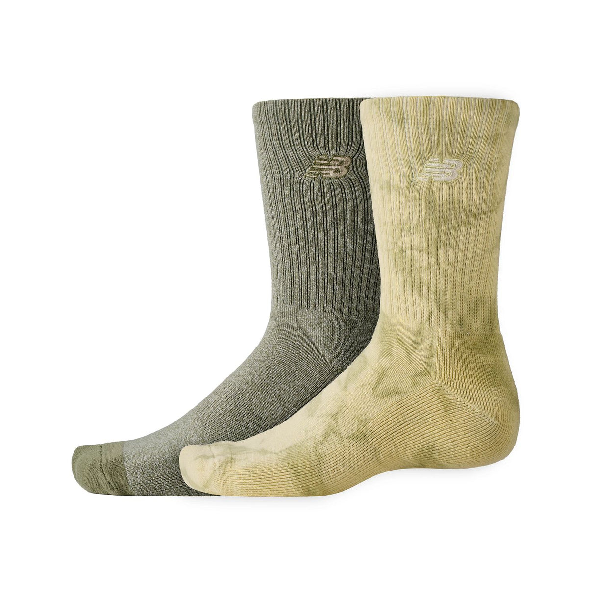 New Balance Lifestyle Tie Dye Midcalf Socks 2 Pairs-1