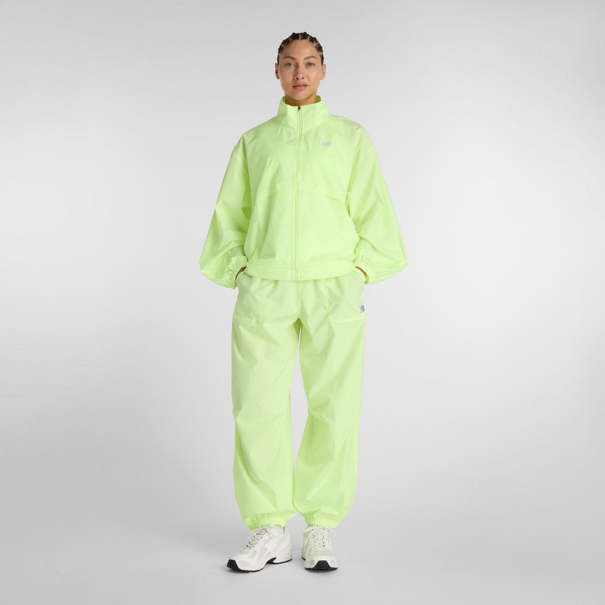 New Balance Women's Trackside Woven Jacket-1