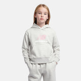 New Balance Girls' French Terry Stacked Logo Hoodie-4