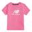 New Balance Girls' Stacked Logo T-Shirt-1