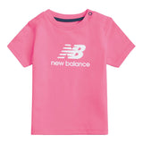 New Balance Girls' Stacked Logo T-Shirt-1