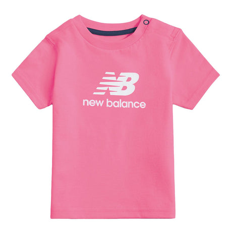 New Balance Girls' Stacked Logo T-Shirt-1