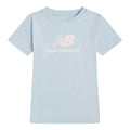 New Balance Girls' Stacked Logo T-Shirt-1