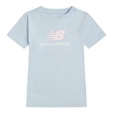 New Balance Girls' Stacked Logo T-Shirt-1