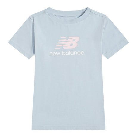 New Balance Girls' Stacked Logo T-Shirt-1