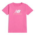 New Balance Girls' Stacked Logo T-Shirt-1