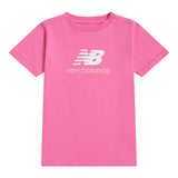 New Balance Girls' Stacked Logo T-Shirt-1