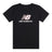 New Balance Girls' Stacked Logo T-Shirt-1