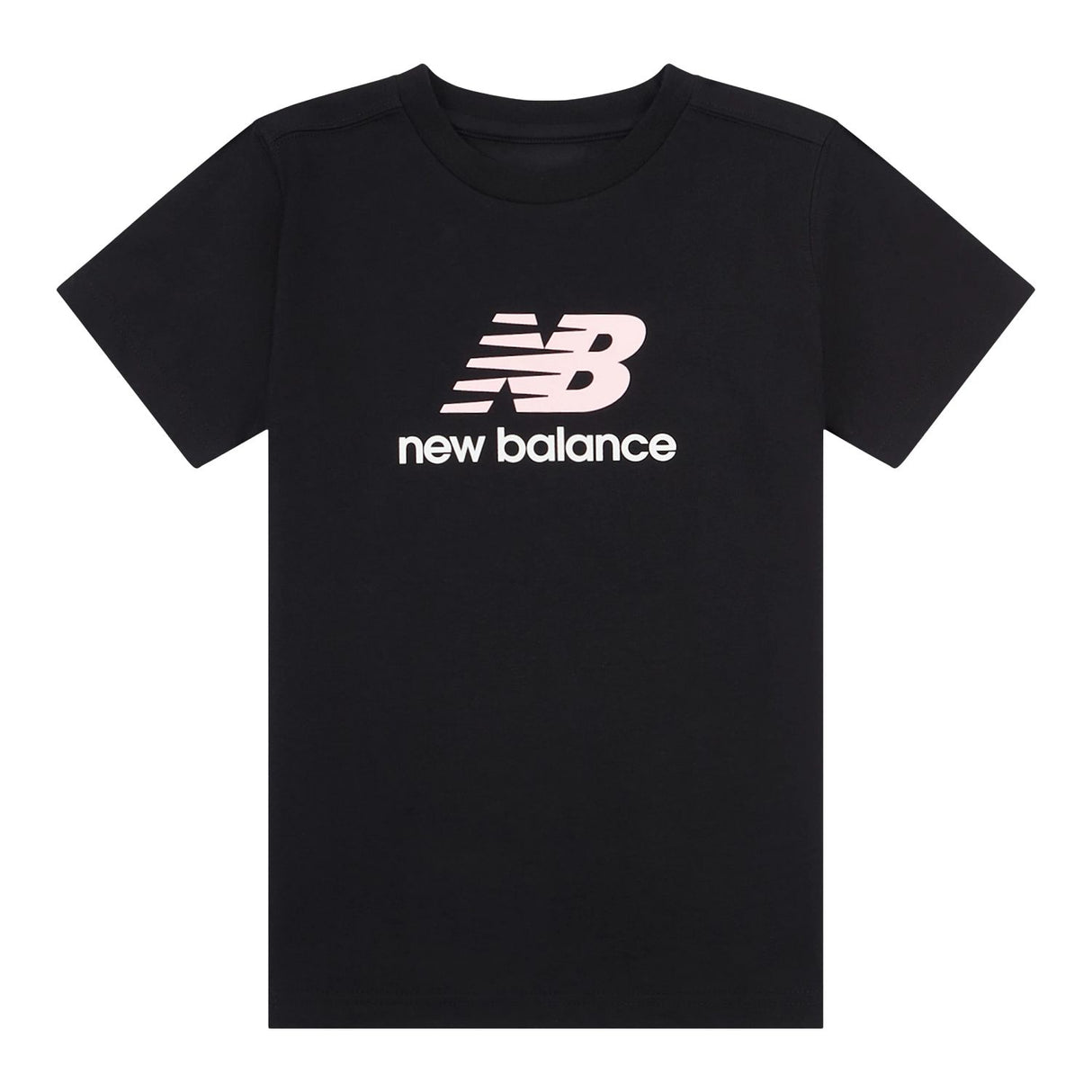 New Balance Girls' Stacked Logo T-Shirt-1