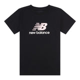 New Balance Girls' Stacked Logo T-Shirt-1