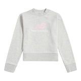 New Balance Girls' BB Stacked Logo Crew-1