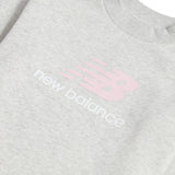New Balance Girls' BB Stacked Logo Crew-3