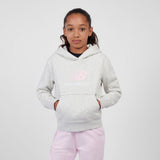 New Balance Girls' BB Stacked Logo Hoodie-5