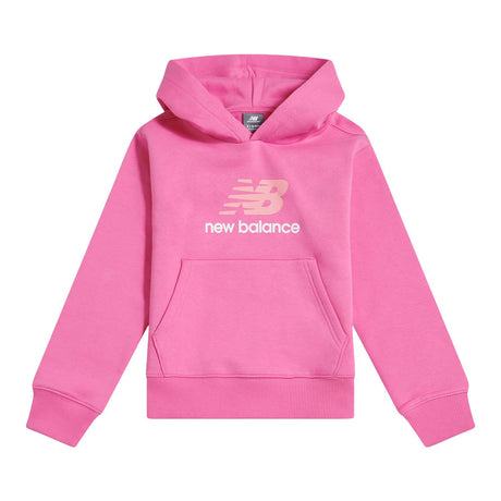 New Balance Girls' BB Stacked Logo Hoodie-1